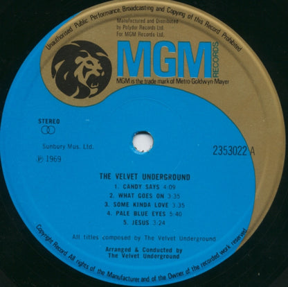 The Velvet Underground : The Velvet Underground (LP, Album, RE, (Cl)