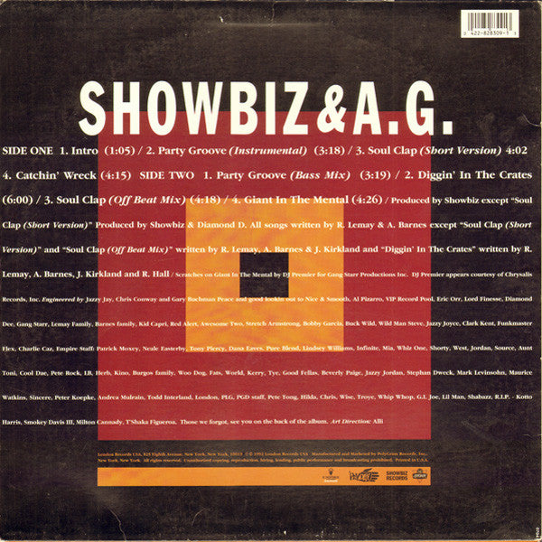 Showbiz & A.G. : Party Groove / Soul Clap (12", EP)