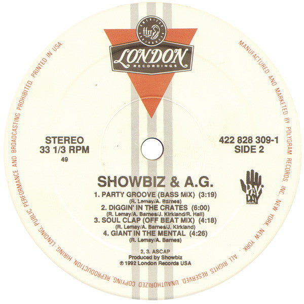 Showbiz & A.G. : Party Groove / Soul Clap (12", EP)