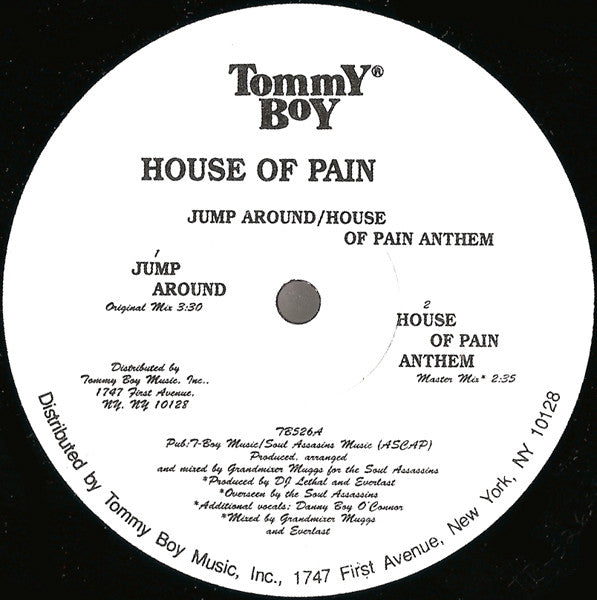 House Of Pain : Jump Around / House Of Pain Anthem (12", RE)