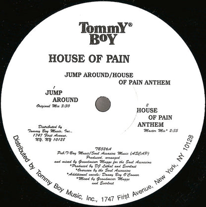 House Of Pain : Jump Around / House Of Pain Anthem (12", RE)