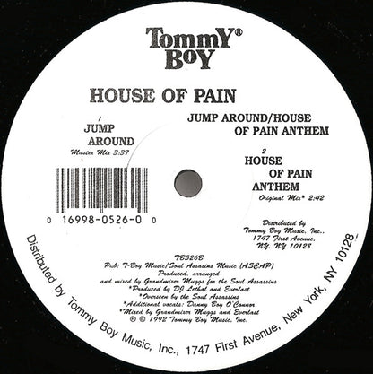 House Of Pain : Jump Around / House Of Pain Anthem (12", RE)
