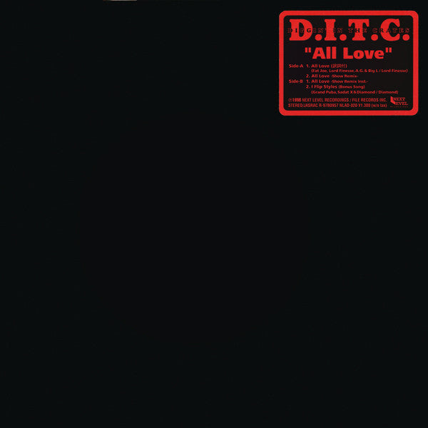 D.I.T.C. : All Love (12")