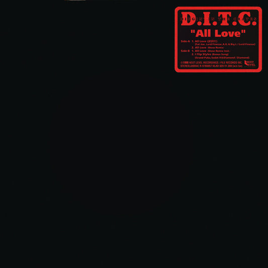D.I.T.C. : All Love (12")