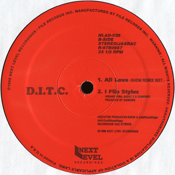 D.I.T.C. : All Love (12")