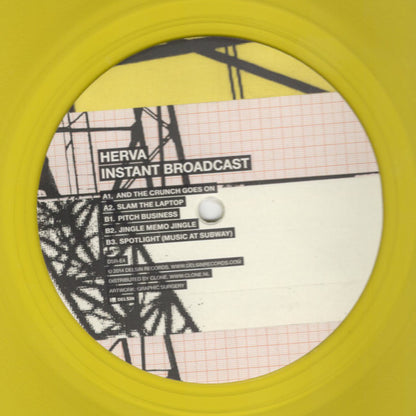 Herva : Instant Broadcast (2x12", Album, Ltd, Yel)