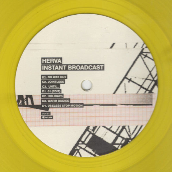 Herva : Instant Broadcast (2x12", Album, Ltd, Yel)