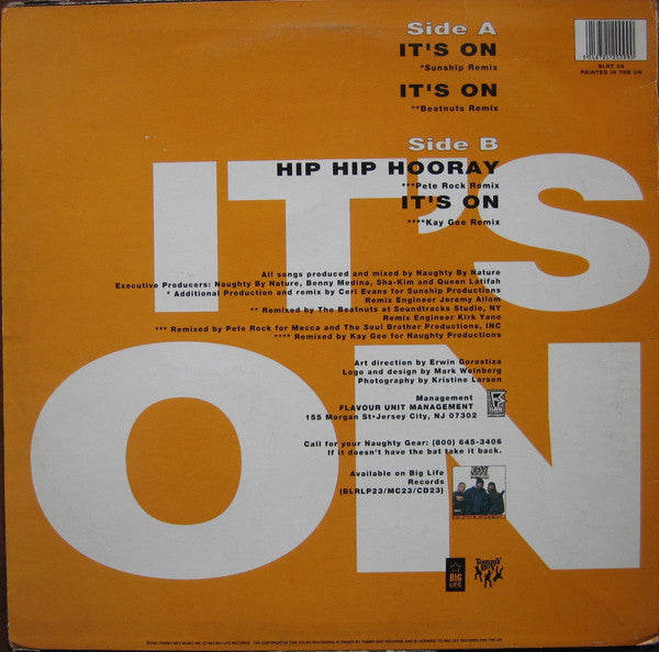Naughty By Nature : It's On (12")
