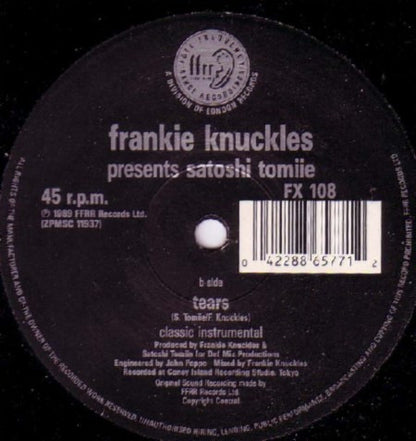Frankie Knuckles Presents Satoshi Tomiie : Tears (12")