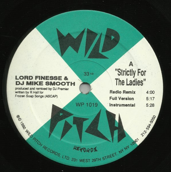 Lord Finesse & DJ Mike Smooth : Strictly For The Ladies / Back To Back Rhyming (12")
