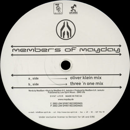Members Of Mayday : Sonic Empire (12")