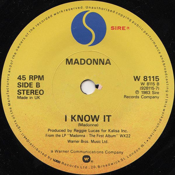 Madonna : The Look Of Love (7", Single, Pap)