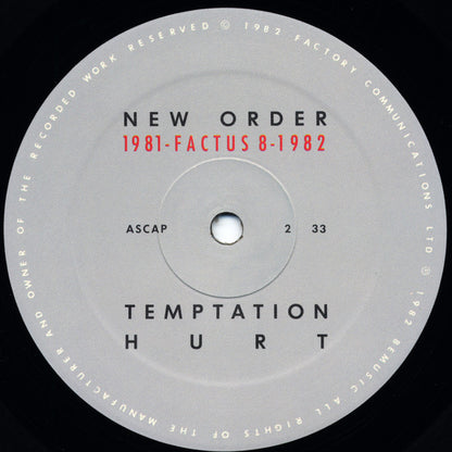 New Order : 1981-1982 (12", Comp, RP)