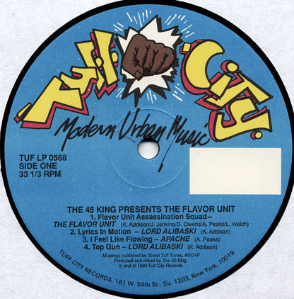 The 45 King Presents The Flavor Unit : The Flavor Unit (LP, Comp)