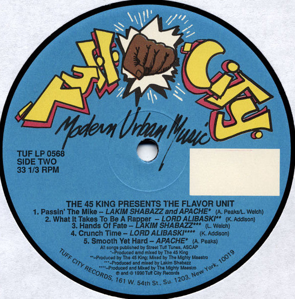 The 45 King Presents The Flavor Unit : The Flavor Unit (LP, Comp)