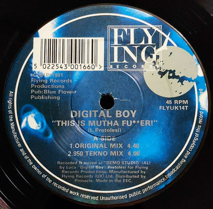 Digital Boy : This Is Mutha F**ker! (12")