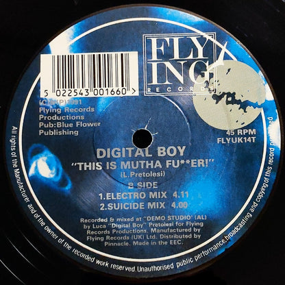 Digital Boy : This Is Mutha F**ker! (12")