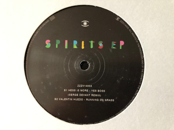 James Moor, Hess Is More, Valentín Huedo : Spirits (12", EP)
