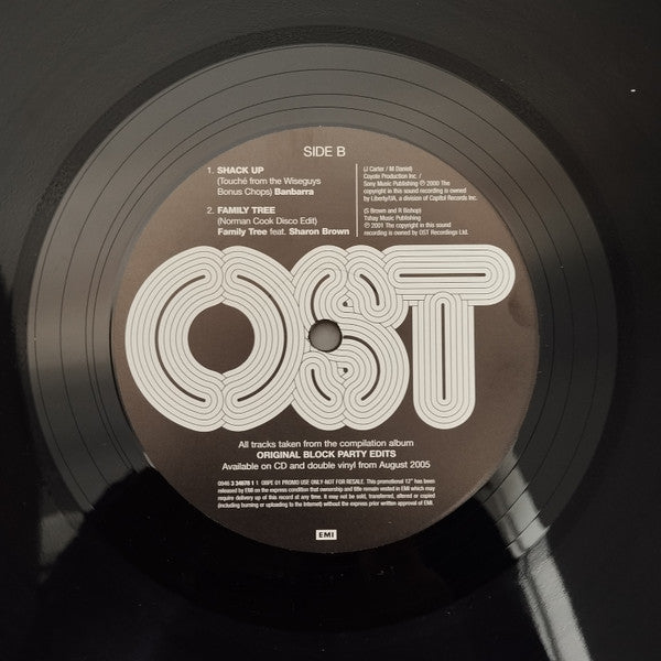 Various : Original Block Party Edits (12")
