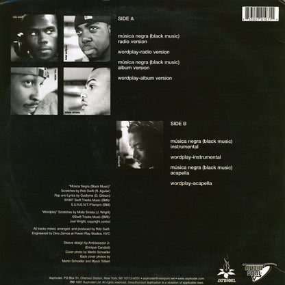 The X-Men : Música Negra (Black Music) / Wordplay E.P. (12", EP)