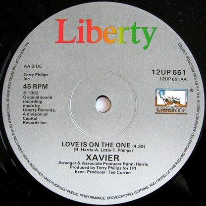 Xavier (2) : Work That Sucker To Death / Love Is On The One (12")