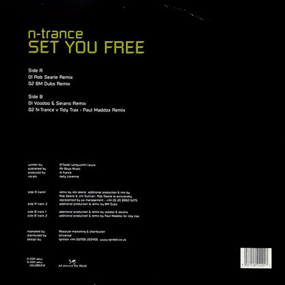 N-Trance : Set You Free (12")