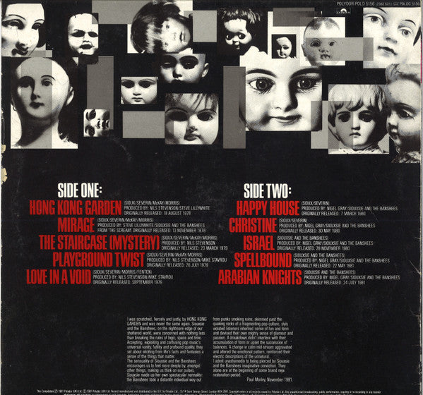 Siouxsie & The Banshees : Once Upon A Time / The Singles (LP, Comp)