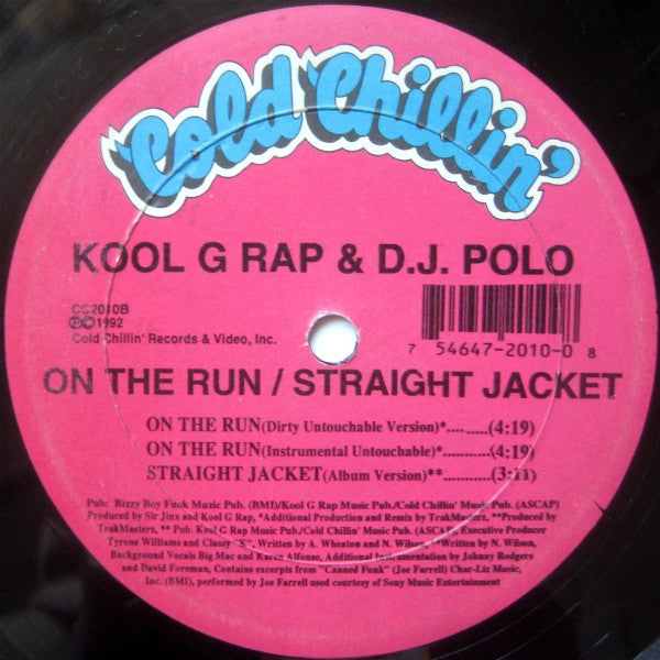 Kool G Rap & D.J. Polo : On The Run (12")