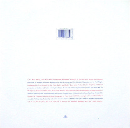 Pet Shop Boys : Go West (12", Single)