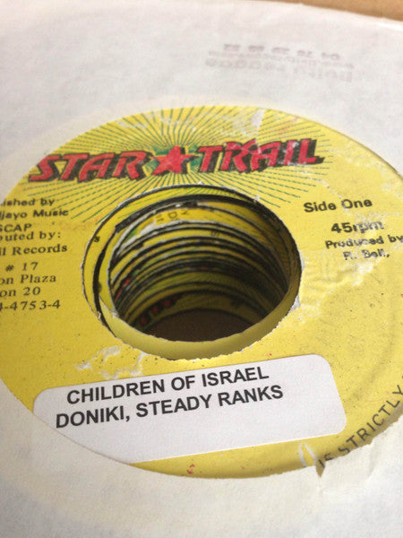 Doniki & Steady Ranks : Children Of Israel (7", RP)