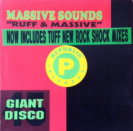 Massive Sounds : Free South Africa (12")