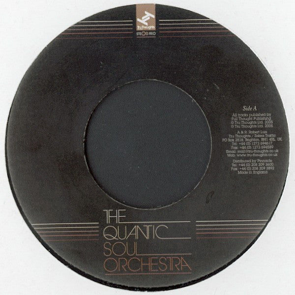The Quantic Soul Orchestra : End Of The Road / San Sebastian Strut (7", Single)