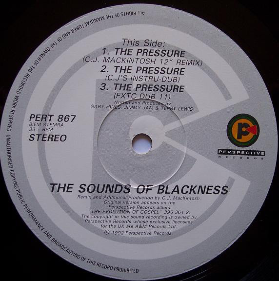 Sounds Of Blackness : The Pressure Pt. 1 (12")