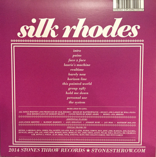 Silk Rhodes : Silk Rhodes (LP, Album)