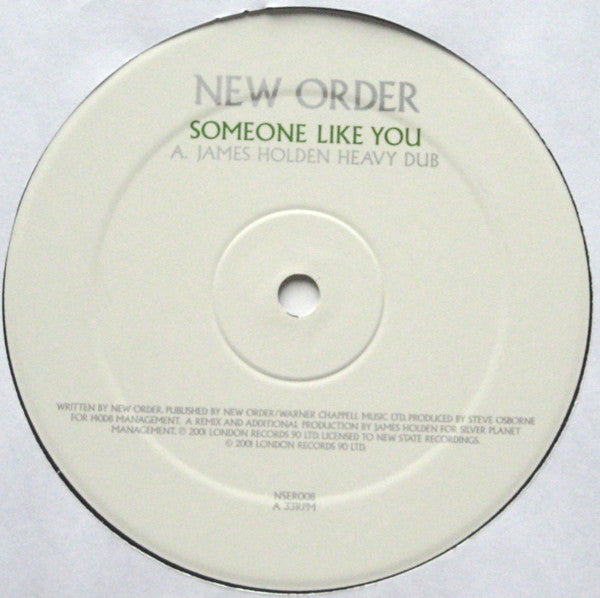 New Order : Someone Like You (12", RE)