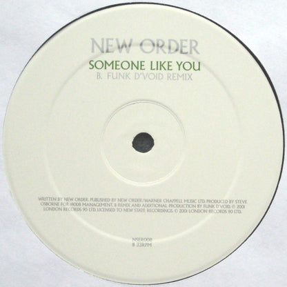 New Order : Someone Like You (12", RE)