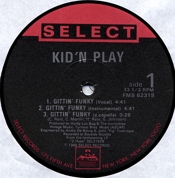 Kid 'N' Play : Gittin' Funky (12")