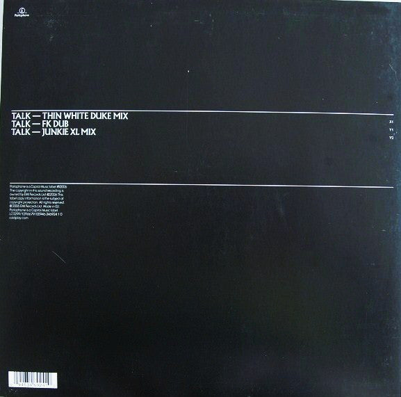 Coldplay : Talk - The Remixes (12", Single)