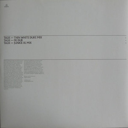 Coldplay : Talk - The Remixes (12", Single)