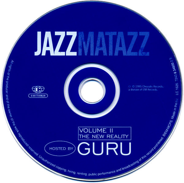 Guru : Jazzmatazz Volume II: The New Reality (CD, Album)