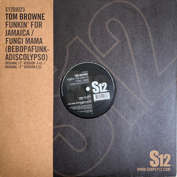 Tom Browne : Funkin' For Jamaica (12", RE, RP)