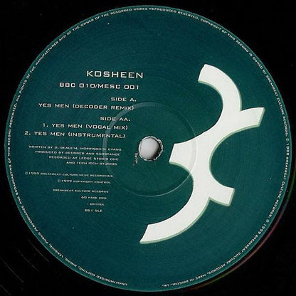 Kosheen : Yes Men (12")