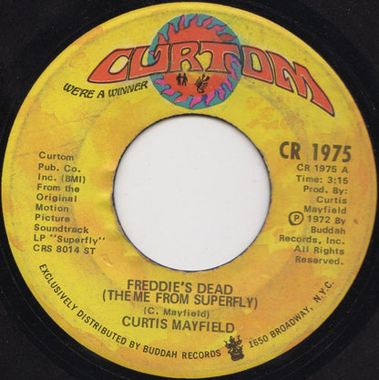 Curtis Mayfield : Freddie's Dead (Theme From Superfly)  (7", Single, Ame)