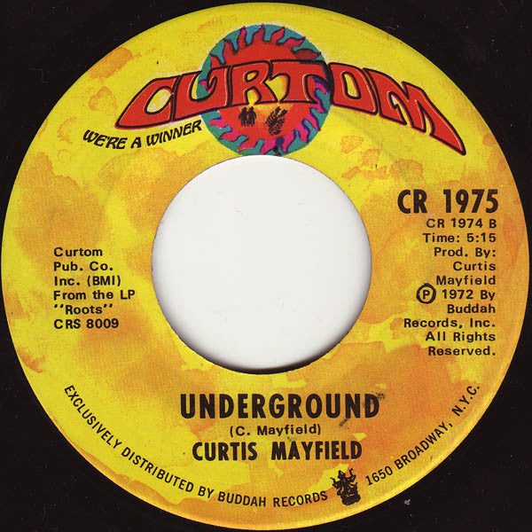 Curtis Mayfield : Freddie's Dead (Theme From Superfly)  (7", Single, Ame)