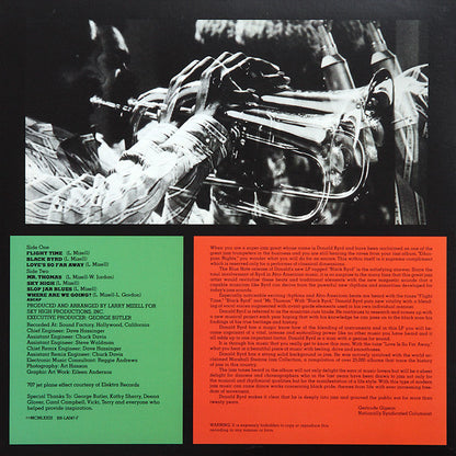Donald Byrd : Black Byrd (LP, Album, RE)