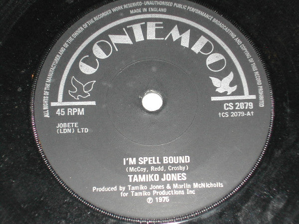 Tamiko Jones : I'm Spell Bound (7", Sol)