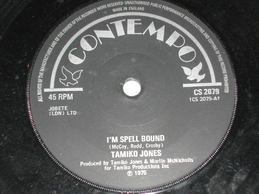 Tamiko Jones : I'm Spell Bound (7", Sol)