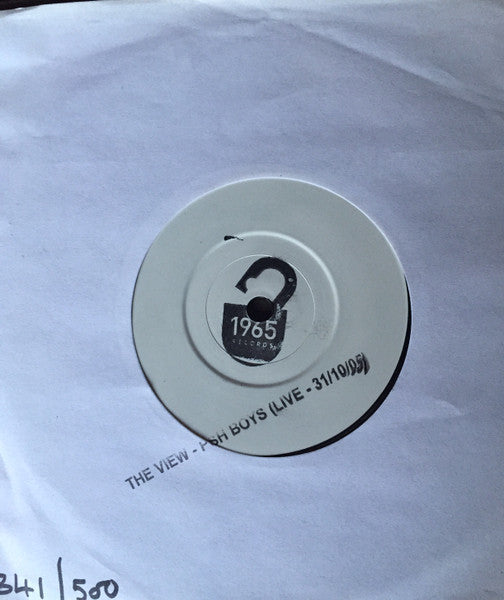 The View (2) : Posh Boys (Live 31/10/05) (7", S/Sided, Single, Ltd)