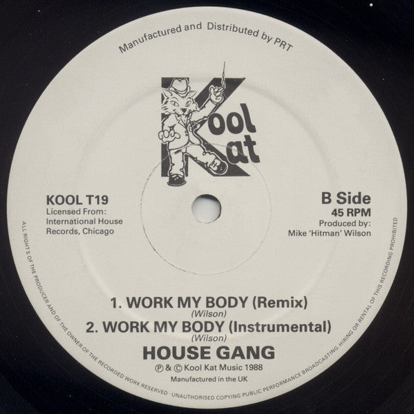 The House Gang Featuring Mike 'Hitman' Wilson* & Mr Lee* : Hit Trax II (12")
