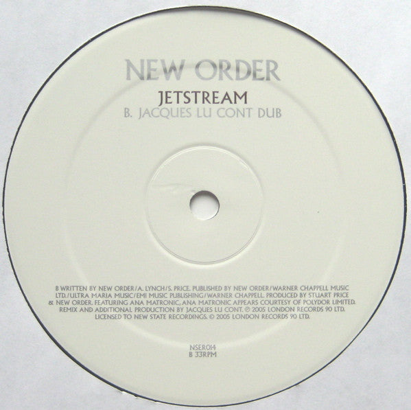 New Order : Here To Stay / Jetstream (12")